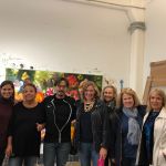VIP Members of Pelham Art Center at private tour of Marc Dennis studio in DUMBO Brooklyn, NY