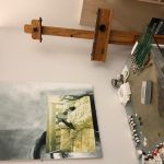 VIP Members of Pelham Art Center at private tour of Laura Karetzky studio in DUMBO Brooklyn, NY